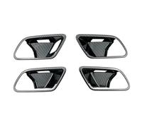 MKVAXR For A-Class A180 A200 A250 2018 2019 2020 2021 ABS Cubierta de manija Puerta Interior Catch Bowl embellecedor Inserto Bisel Adhesivo para el Manillar del Coche