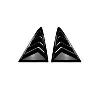 MKVAXR For Fiesta Mk8 2018+, persianas traseras Negras Brillantes, alerón, Rejilla de ventilación Lateral, rótulos Coche, Decoraciones Exteriores Tapa de la persiana de la Ventana del vehículo