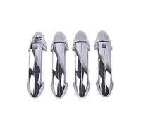 MKVAXR For Ford, for Ecosport, 2013-2018, for, for Fiesta, 2009-2015 Nueva cubierta de manija puerta automóvil cromada con, for Smart, botones entrada Cubierta de manija de puerta