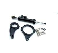 MKVAXR For KAABO, Wolf Warrior 11 monopatín eléctrico King GT pulgadas accesorios de soporte for patinete Amortiguador de dirección de scooter eléctrico(BLACK Damper and Bracket2)