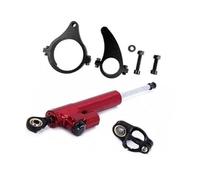 MKVAXR For KAABO, Wolf Warrior11 Warrrior GT King+, Scooter eléctrico Amortiguador de dirección de scooter eléctrico(BLACK Red Color2)