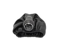 MKVAXR For Seat Cordoba 1997 1998 1999 2000 2001 2002 Estilo de Coche Perilla de Caja de Cambios de 5 velocidades con Bota de Cuero PU línea roja Pomo de Palanca de Cambios para automóvil(Grey)
