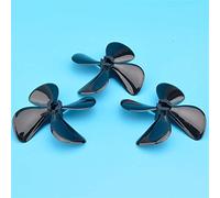 MKVAXR Hélice de Barco RC de 5mm, Paleta de Cuatro Palas, 4 Cuchillas, Tornillo Positivo Negativo D60mm, hélice de Barco, Eje de Barco de 5mm Hélice de Motor Fuera de borda(Positive D60 5mm)