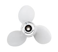 MKVAXR Hélice fueraborda for Motor de Barco, Paleta giratoria de 3 Palas 683-45941-00-El 9 1/4 X 12, for, 9,9-15 HP, Aluminio, 8 Dientes estriados Hélice de Motor Fuera de borda