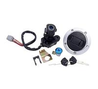 MKVAXR Interruptor de encendido Tapa del tanque de combustible for GSXR600 2006-2018 GSXR750 2006-2018 GSXR1000 2005-2018, for asiento, cerradura de llaves Interruptor de llave de encendido de motocic