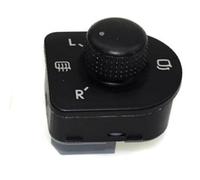 MKVAXR Interruptor de espejo retrovisor coche, for Beetle, Jetta, Golf, Passat, 1J1959565E 1J1 959 565E Perilla interruptor maestro Interruptor de control del espejo lateral del auto