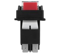 MKVAXR Interruptores electromagnéticos de botón pulsador for herramientas de jardinería, for terminal Kjd17 de 220 V y 4 pines Interruptor de relé electromagnético para maquinaria