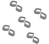 MKVAXR Juego de 3 juntas luces traseras, sellos espuma freno, para C1 107 Sello de junta de carcasa de luz trasera automátic(Black 5 Set of Gray)