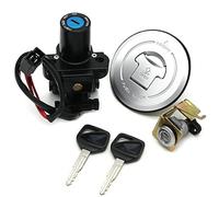 MKVAXR Kit de bloqueo de asiento de combustible con interruptor de llave de encendido de motocicleta for CBR250R 2014 2015-2018 CBR300R ABS 2019-2020 edición REPSOL Interruptor de encendido de motocic