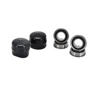MKVAXR Kit de conversión de buje de rodamiento de Rueda Delantera 9040H 532009040 532124959 124959 1752171YP Compatible con Husqvarna, Craftsman AYP Buje de Rueda a rodamiento