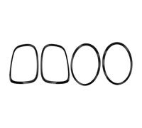 MKVAXR Kit de marco for faros delanteros y traseros coche, color negro brillante, for F55/F56/F57 14-21 Embellecedor para faros delanteros de coche
