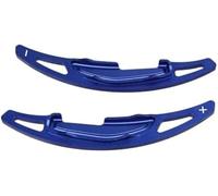 MKVAXR Levas de cambio en el volante Extensiones de cubierta palanca cambios, para Bmw M2 M3 M4 M5 X5M X6M F87 F85 F86 F80 F83 F10 M6 F12 Extensión cambio volante coche Palancas(Blue)