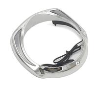 MKVAXR Motorcycle Headlight for Bezel Trim Ring With Amber Turn Signal