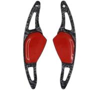 MKVAXR Paleta de cambio de marchas para coche Extensiones de la cubierta palanca cambios, para Octavia, para A8, para Mk4 Enyaq Iv Rs Vrs para Karoq para Kodiaq 2021 2022 2023(BLACK Forged)