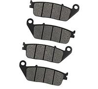 MKVAXR Pastillas de Freno Delanteras y traseras de Motocicleta, for Triple 675 Naked Tiger 800 XC XCA XCX XR XRT XRX ABS FA196 FA140 Pastillas de Freno para Motocicleta(Black 2 Pairs Front)