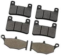 MKVAXR Pastillas de Freno Delanteras y traseras for Motocicleta, for GSXR600 GSXR750 GSXR1000 DL1000 V-Storm Adventure GSX1300R Hayabusa Pastillas de Freno para Motocicleta(Black Front and Rear)
