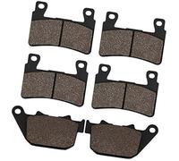 MKVAXR Pastillas de Freno Delanteras y traseras for Motocicleta, for Harley, Davidson XR1200 XR 1200 2008 2009 2010 XR1200X 2010 2011 2012 Pastillas de Freno para Motocicleta(Black Front and Rear)