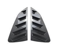 MKVAXR Pegatina for Ventana Trasera de Coche, diseño Fibra Carbono, for Polo Mk6 (2018+) Tapa de la persiana de la Ventana del vehículo(Carbon Fiber)