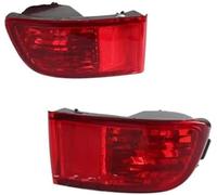 MKVAXR Reflector de parachoques trasero for luces traseras, for Toyota, Land Cruiser, Prado Serie 120 GRJ120 TRJ120 FJ120 2002-2009, cubierta de luz antiniebla trasera (izquierda y derecha) Luz traser