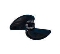 MKVAXR Remo de Barco teledirigido Quant, Paleta de Dos Palas, 2 Palas, hélice de Barco de Nailon, Eje de hélice de Alta Resistencia de 3mm/4mm Hélice de Motor Fuera de borda(D30mmfor3mm)