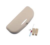 MKVAXR Soporte for gafas de estilo coche SX4, for Swift, Alto Liane Grand Vitara Jimny s-cross Splash Kizashi, funda for sol Soporte para gafas de sol para coche(Upgrade Beige)