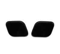 MKVAXR Tapa de Boquilla de Lavado de Faros Delanteros, Parachoques Derecho e Izquierdo, for Hyundai, Santa Fe DM Grand Fe 15-18 986812W500 Tapa de la Boquilla del lavafaros(Black Set)