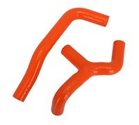 MKVAXR Tubería de agua Dirt Bike motocicleta manguera de refrigerante de radiador de silicona EXC400 EXC450 EXC525 2002 2003 2004 2005 2006 naranja Manguera de radiador para motocicleta