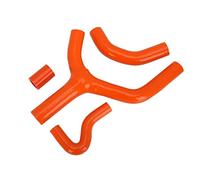MKVAXR Tubo de agua for motocicleta, manguito de refrigeración de radiador de silicona EXC EXCR XCW 450 EXC450 EXC450R XC450W 2007 2008 2009 2010 naranja Manguera de radiador para motocicleta