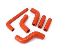 MKVAXR Tubo de agua for motocicleta, manguito de refrigeración de radiador de silicona EXC400 EXC450 EXC525 2002 2003 2004 2005 2006 Dirt Bike naranja Manguera de radiador para motocicleta