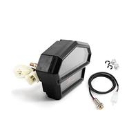 MKVAXR Velocímetro digital LCD universal for motocicleta, retroiluminación, odómetro for, 1, 2 y 4 cilindros, medidor de 12 000 RPM 6 marchas Medidor de datos de viajes en motocicleta(One set)