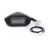 MKVAXR Velocímetro for motocicleta, velocímetro digital LCD colorido, odómetro, tacómetro con sensor de velocidad universal Medidor de datos de viajes en motocicleta