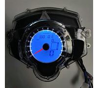 MKVAXR Velocímetro universal for motocicleta LC135 con pantalla LCD digital de 7 colores for bicicleta eléctrica Medidor de datos de viajes en motocicleta