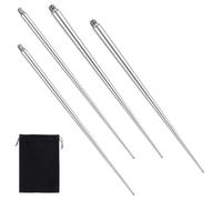 MKVZIYE 4 Piezas Piercing Inserción Cónica Cuerpo Permiso de Acero Quirúrgico Oreja/Nariz/Labio/Ceja/Botón/Lengua Asistente Piercing Kit de herramientas