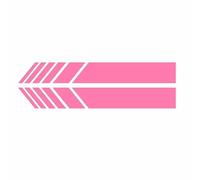MKWGZPGW 1 Par Bricolaje Coche Lateral Pegatina Impermeable para Renault Grand Scénic 2017 2018 2019 2020 2021 2022 2023, Espejo Retrovisor Adhesivos Rayas, Decorar Accesorios,Pink