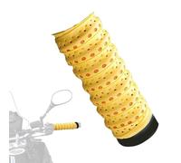 MKWGZPGW 2 Piezas Envoltura Manillar Motocicleta para Suzuki VZ800 Marauder 1997-2004 VZ 800, Cinta Manillar PU, Tapones Extremo Manillar Resistentes Desgaste Antidesli,Yellow