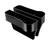 MKWGZPGW 2piezas Cajas Asiento Rellenar Huecos Automóvil para Benz E Class Sedan W211 W212 W213 E200, Organizador Consola con Portavasos, Multifuncional Coche Accesorios,Black
