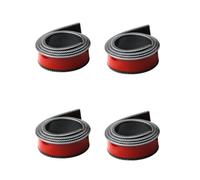 MKWGZPGW 4 Piezas Protector Cejas Rueda Coche para Land Rover Freelander 2 Discovery Sport Range Rover Velar, Embellecedor Guardabarros Autoadhesivo Flexible, Tira Paso Rueda Universal