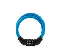 MKWGZPGW Candado Bicicleta para Bianchi Centostrade Cross Concept Dama Bianca Elle E-Arcadex, Combinación Reiniciable 4 Dígitos, Cable Resistente y Enrollable, Portátil y Seguro,Blue