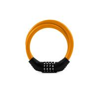 MKWGZPGW Candado Bicicleta para Bianchi Intrepida Jab FS 27.1 L'Eroica Limited Magma 9.1, Combinación Reiniciable 4 Dígitos, Cable Resistente y Enrollable, Portátil y Seguro,Orange