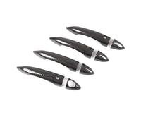 MKWGZPGW Cubierta Manija Puerta Exterior Auto para Alfa Romeo Giulia Stelvio 2017-2020, Etiqueta Decorativa Manija Puerta Exterior, Antiarañazos Tirador Puerta Protección,Style 4 with Holes