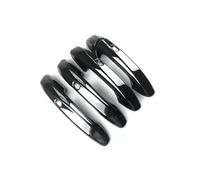 MKWGZPGW Cubierta Manija Puerta Exterior Auto para CLA A C E Class GLC GLB, Etiqueta Decorativa Manija Puerta Exterior, Antiarañazos Tirador Puerta Protección,Black 4 Sensor