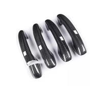 MKWGZPGW Cubierta Manija Puerta Exterior Auto para CLA A C E Class GLC GLB, Etiqueta Decorativa Manija Puerta Exterior, Antiarañazos Tirador Puerta Protección,Carbon 4 Sensor