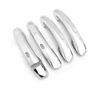 MKWGZPGW Cubierta Manija Puerta Exterior Auto para CLA A C E Class GLC GLB, Etiqueta Decorativa Manija Puerta Exterior, Antiarañazos Tirador Puerta Protección,Silver 4 Sensor