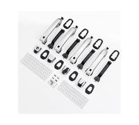 MKWGZPGW Cubierta Manija Puerta Exterior Auto para Land Cruiser 200 2008-2015 2014 2013 LC200 FJ200, Etiqueta Decorativa Manija Puerta Exterior, Antiarañazos Tirador Puerta Protección,4-Smart-Hole