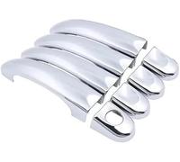 MKWGZPGW Cubierta Manija Puerta Exterior Auto para Touran MK1 2003~2015 2014, Etiqueta Decorativa Manija Puerta Exterior, Antiarañazos Tirador Puerta Protección,A 1 Keyhole 4 Door