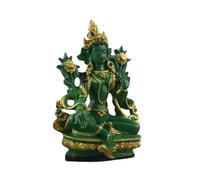 MKYKDY Estatua de Buda Budismo Tara Verde Estatua de Buda Estatuas de Resina Estatuas Tántricas Budismo Figura Budista Figura Colección de Figuras Adornos