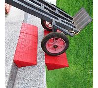 MKYOKO Rampa para bordillos, rampa de umbral de puerta, rampa de coche, rampa de escalera, 12 × 12 × 20 cm, para puertas, calzadas, pasarelas, coche, scooter, bicicleta (tamaño: 12 x 16 x 25 cm/4,7 x