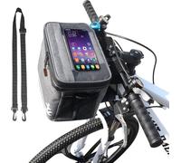 MKYRLX Bolsa de Manillar, Bolsa de Ciclismo Frontal Impermeable con Pantalla táctil, Bolsa de Manillar Frontal de Gran Capacidad con Correa de Hombro, para MTB, e-Bike, Bicicleta de Carretera