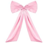 MKYYIOED Lazo Grande Decoraciones de Fiesta temáticas con Lazo Grande, Cinta for decoración árbol Navidad, Colgante Pared for Boda, 1 ud(Pink)