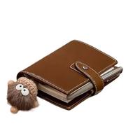 MKYYIOED Libreta Cuadernos con páginas en blanco, cuadernos de bolsillo portátiles, hojas sueltas, adecuados for que los estudiantes utilicen al comienzo del año escolar(Brown)